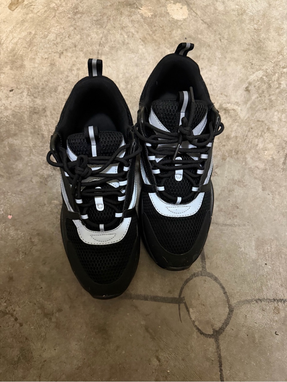 Dior Black and White Men's Athletic Sneakers